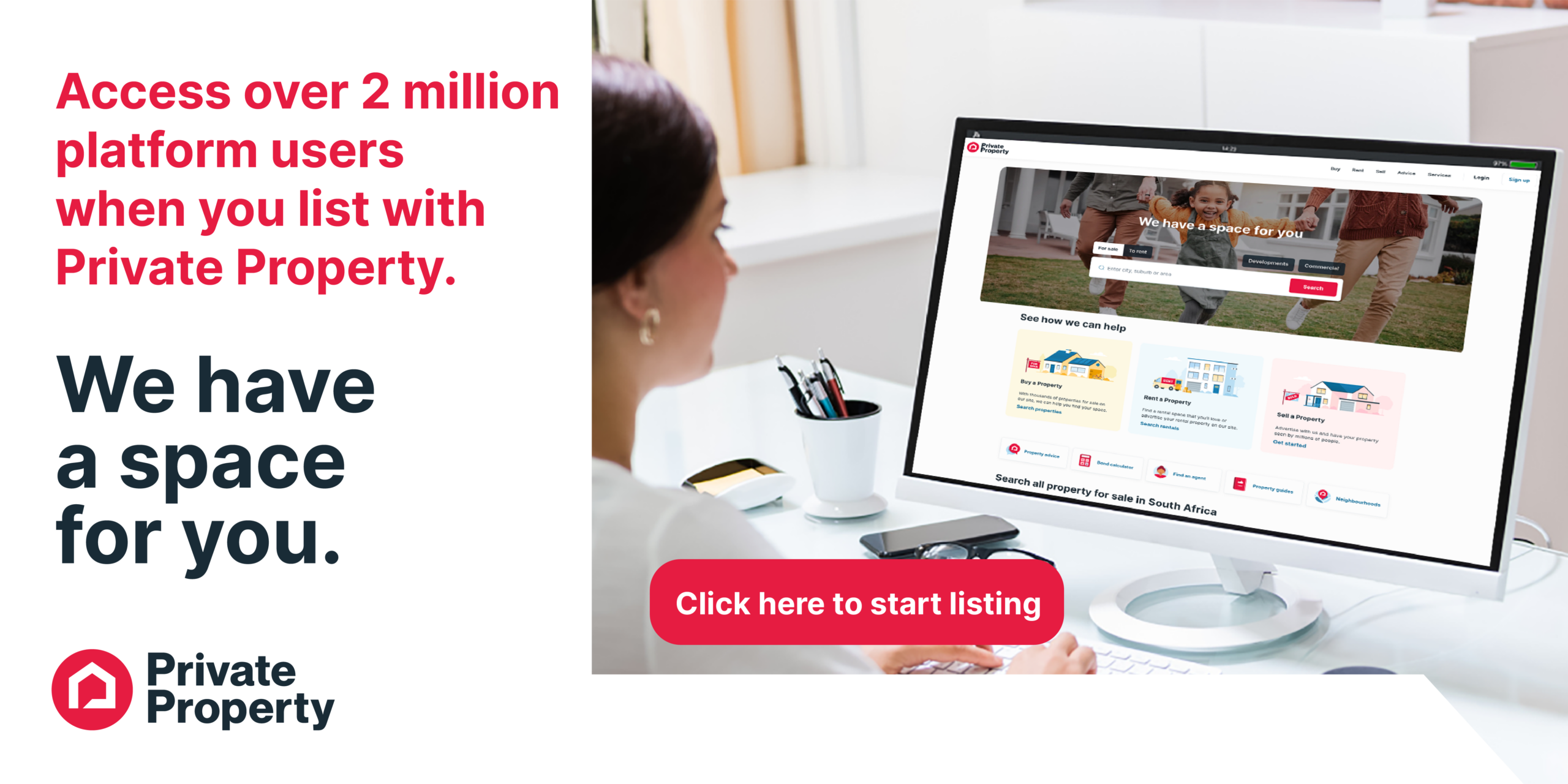 Private Property banner