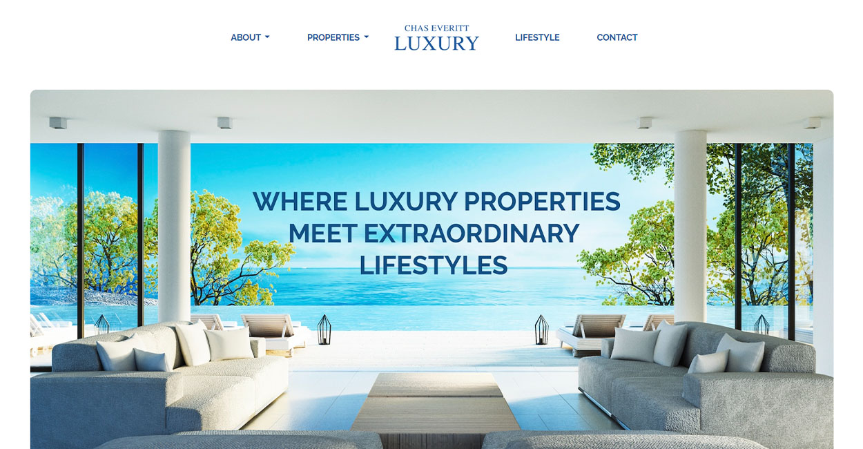 Chas Everitt International launches innovative luxury real estate website